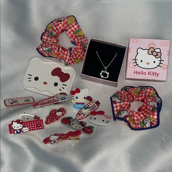 Hello Kitty Red and Pink Accessory Collection/ Hello kitty bundle - Picture 2 of 7